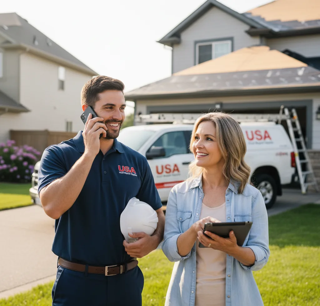 USA Roof Repair Experts customer support in Raven